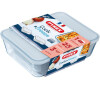 Sada skleněných dóz Pyrex 2 ks 1,5 l+ 2,6 l