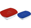 SADA OBDÉL. DÓZ Pyrex 2KS, 1,2L+2,5L, SKLO