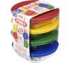 SADA ČTVERCOVÝCH DÓZ Pyrex 4KS, 0,3L, SKLO