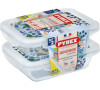 SADA OBDÉLNÍKOVÝCH DÓZ Pyrex 2X0,8L, SKLO