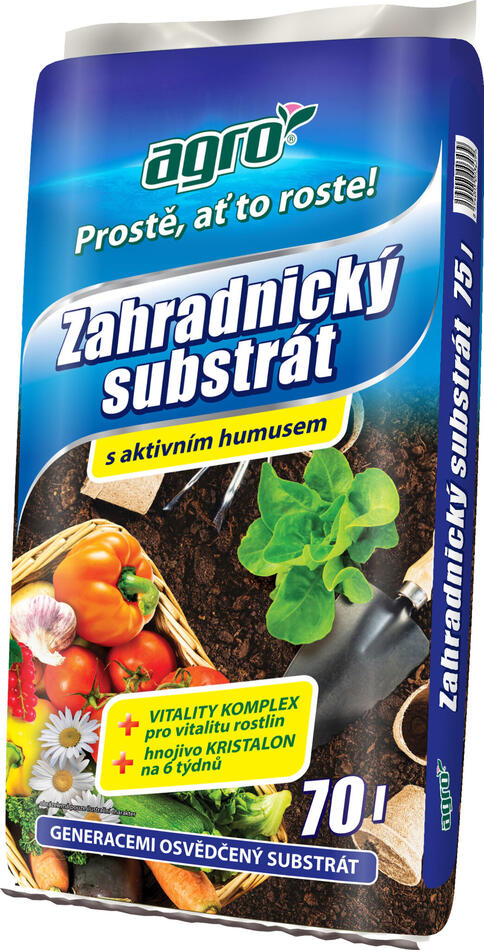 Substrát Agro zahradnický 70 l