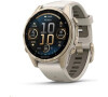 Garmin fenix 8  43 mm, AMOLED, Sapphire, Soft Gold / Fog grey se silikonovm emnkem, EU (010-02903-11)