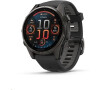 Garmin fenix 8  43 mm, AMOLED, Sapphire, Carbon grey DLC titanium, Black / Pebble grey se silikonovm emnkem, EU (010-02903-21)