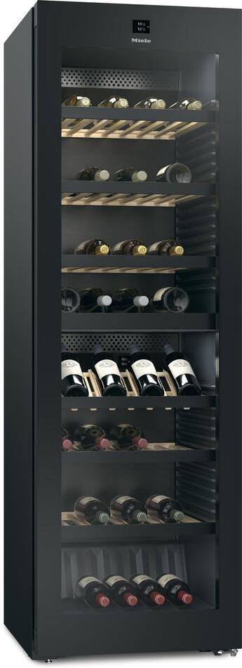 Vinotéka Miele KWTS 4785 F 125 Gala Ed, Obsidian černý