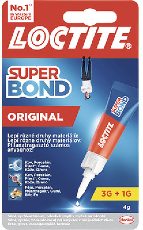 Loctite Super Attak univerzální vteřinové lepidlo, 4 g