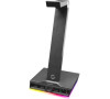 Držák sluchátek Speed Link EXCELLO Headset Stand Hub Blk