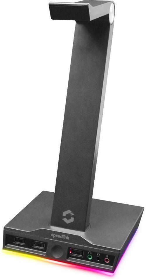 Držák sluchátek Speed Link EXCELLO Headset Stand Hub Blk