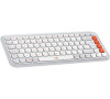 PC klávesnice Logitech Pop Icon Keys Off-white US
