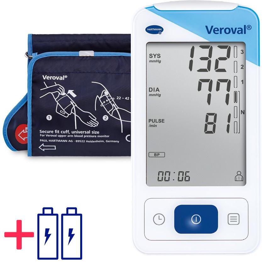 Tlakoměr VEROVAL PAŽNÍ TLAKOMĚR S EKG 2V1