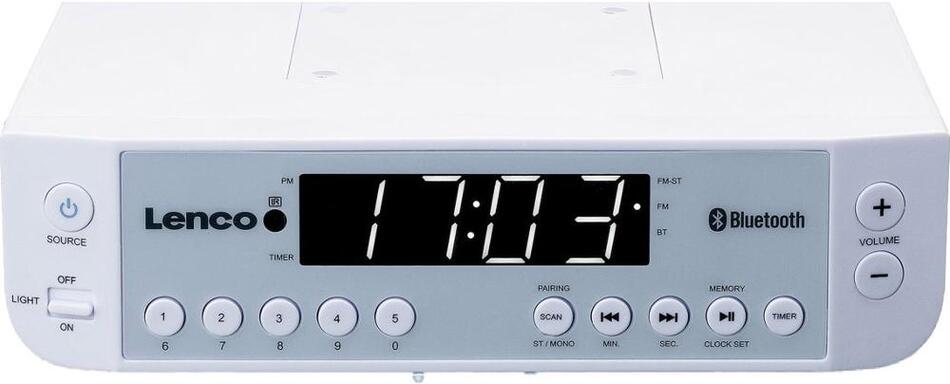 Rádio Lenco KCR 100 White
