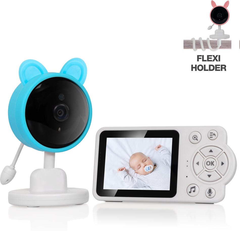 EVOLVEO Baby Monitor N3, dětská videochůvička, modrá (CAM-3B)