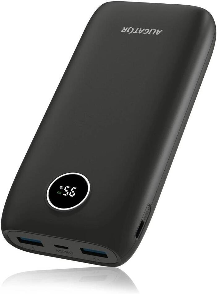 Powerbanka Aligator PD20W+QC22.5W 20000mAh, černá