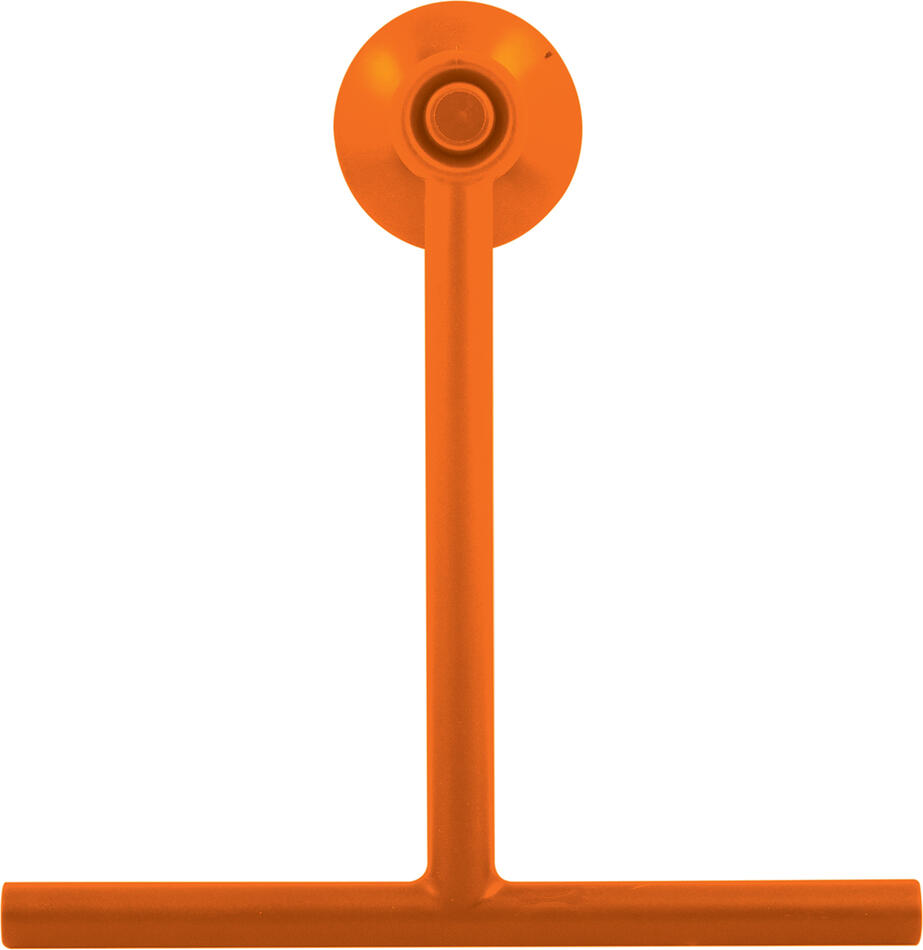 Spirella sprchová stěrka s přísavkou TIM, oranžová, plast, 22 cm