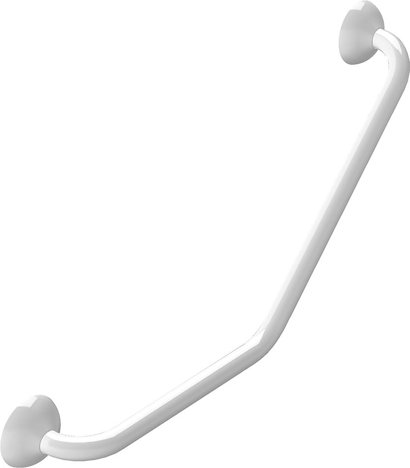 Spirella madlo do koupelny ECO, úhlové, bílé, ocel, 71 cm