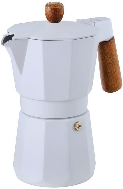 Konvice na espresso Bergner Naturally BG-38191, bílá