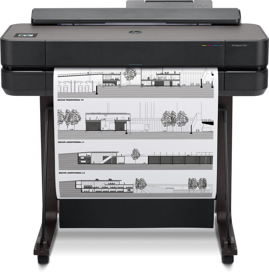 HP Inc. HP DesignJet T650 24" (A1+, 26s A1, USB 2.0, Ethernet, Wi-Fi) (5HB08D#B19)