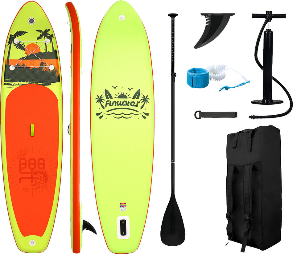 Paddleboard Bestway 335 × 84 × 15 cm s příslušenstvím, žlutooranžový