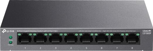 TP-Link LS108GP 8xGb POE+ Desktop switch