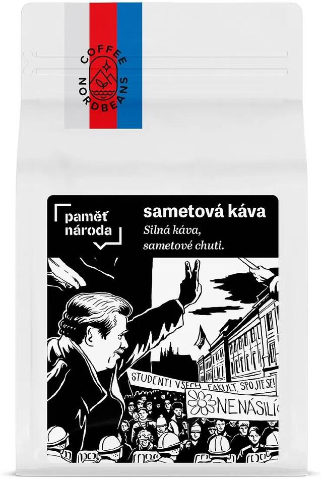 Káva Nordbeans Sametová káva, 1 kg
