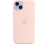 Apple iPhone 14+ Silicone Case with MS - Chalk Pink (MW523ZM/A)