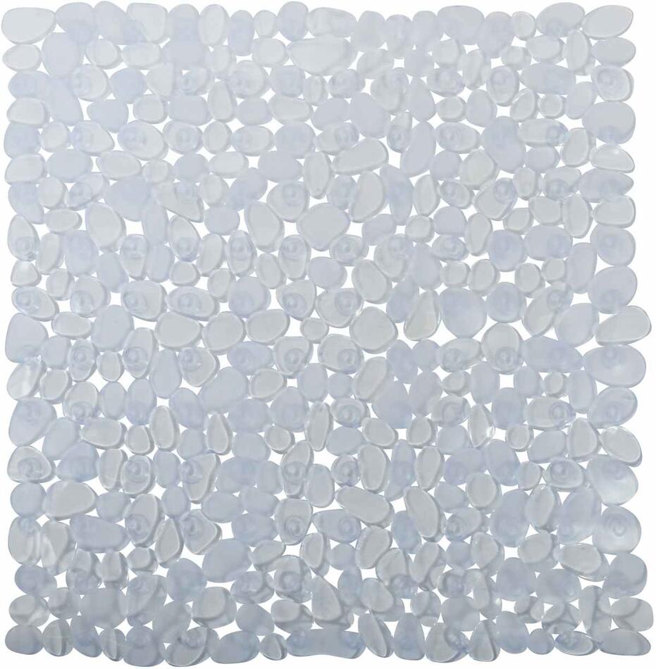 MSV protiskluzová podložka do sprchy GALETS, průhledná, PVC, 53 x 53 cm
