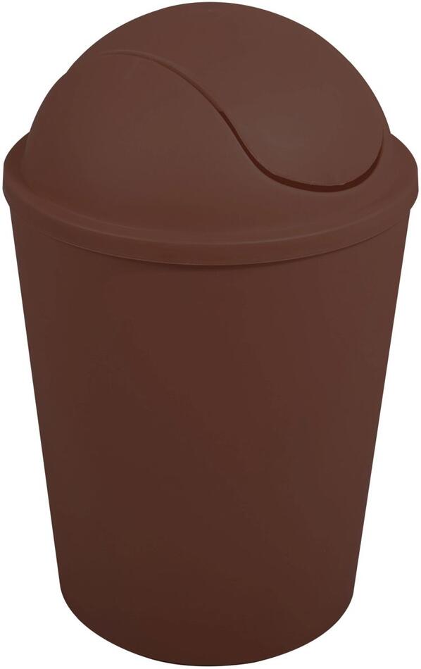 MSV výklopný koš AKO, hnědý, plast, 5,5 L