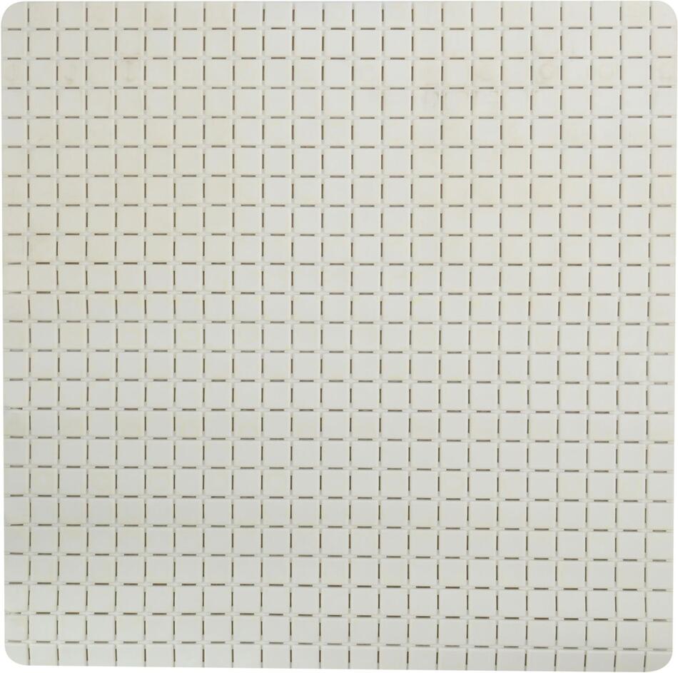 MSV protiskluzová podložka do sprchy QUADRO Premium, bílá, SBS kaučuk, 54 x 54 cm