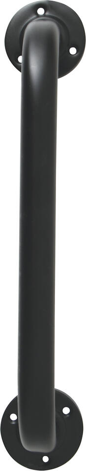 MSV madlo do koupelny SAFE, černé, ocel, 30 cm