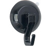 MSV háček s přísavkou, černý, plast, 55 mm