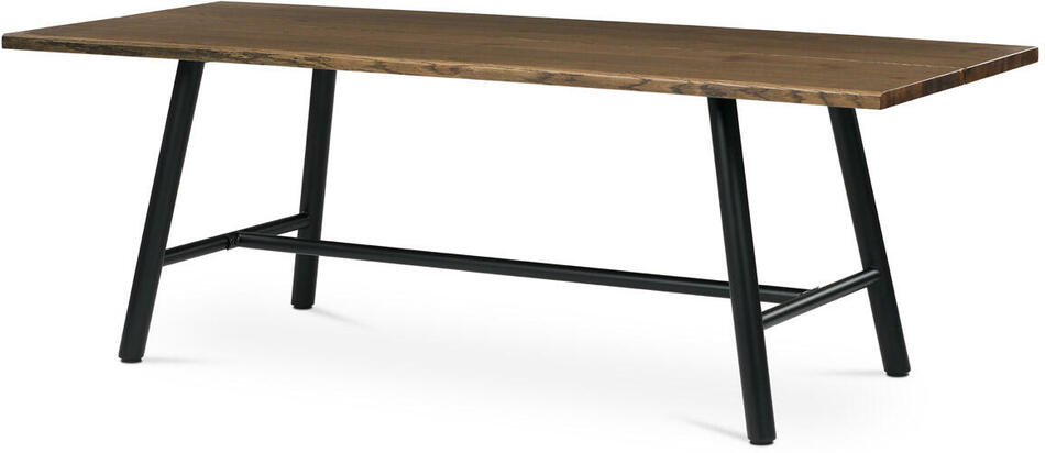Jídelní stůl 220x90cm, dýha, ořech, HT-T1822 WAL Autronic, Hnědá