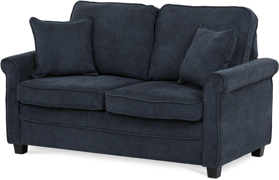 Dvoumístná pohovka, modrá, manšestrová látka, ASB-4170 BLUE2 Autronic
