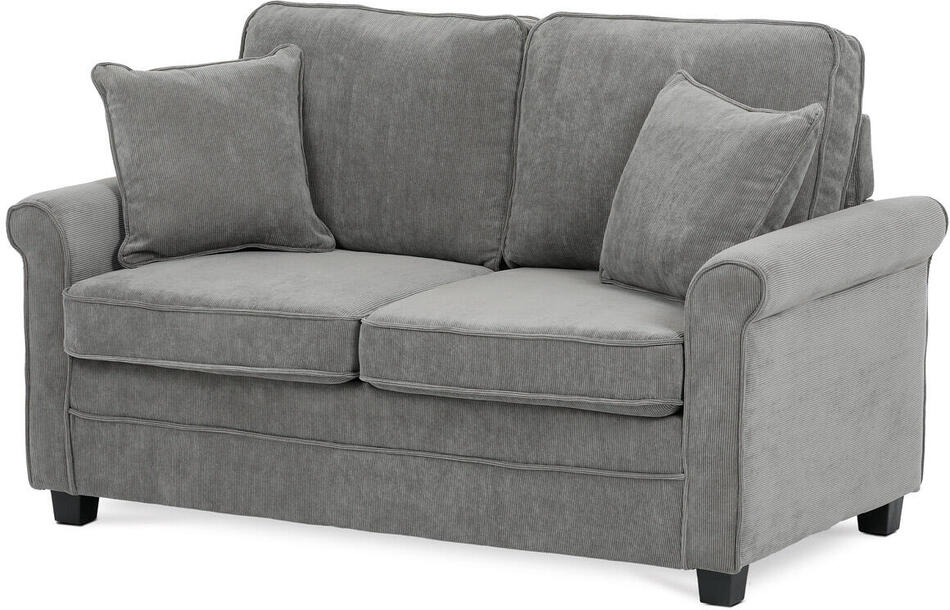 Dvoumístná pohovka, šedá, manšestrová látka, ASB-4170 GREY2 Autronic