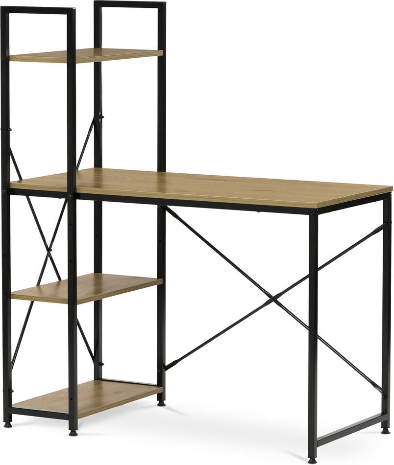 Pracovní stůl 100x48cm, mdf, dub, GD-512 OAK Autronic, Hnědá