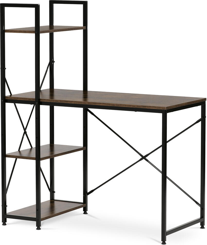 Pracovní stůl 100x48cm, mdf, old wood, GD-512 OLW Autronic, Hnědá