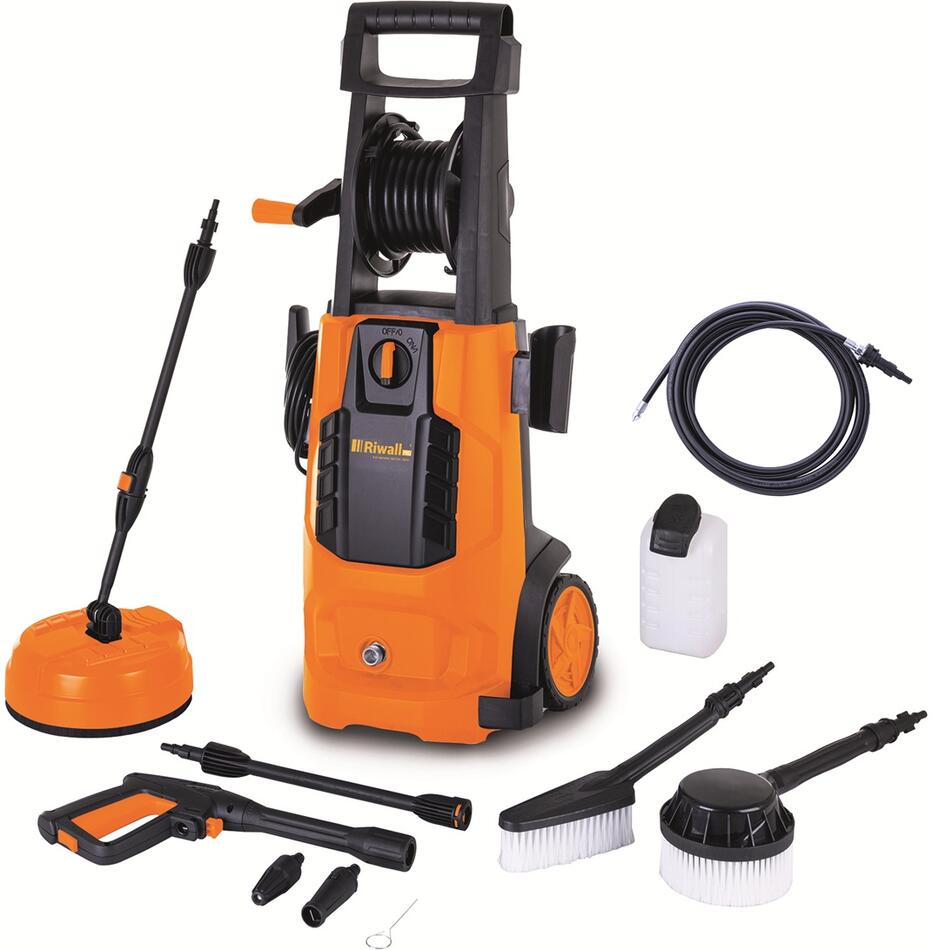Elektrická tlaková myčka Riwall PRO REPW 180 s příslušenstvím
