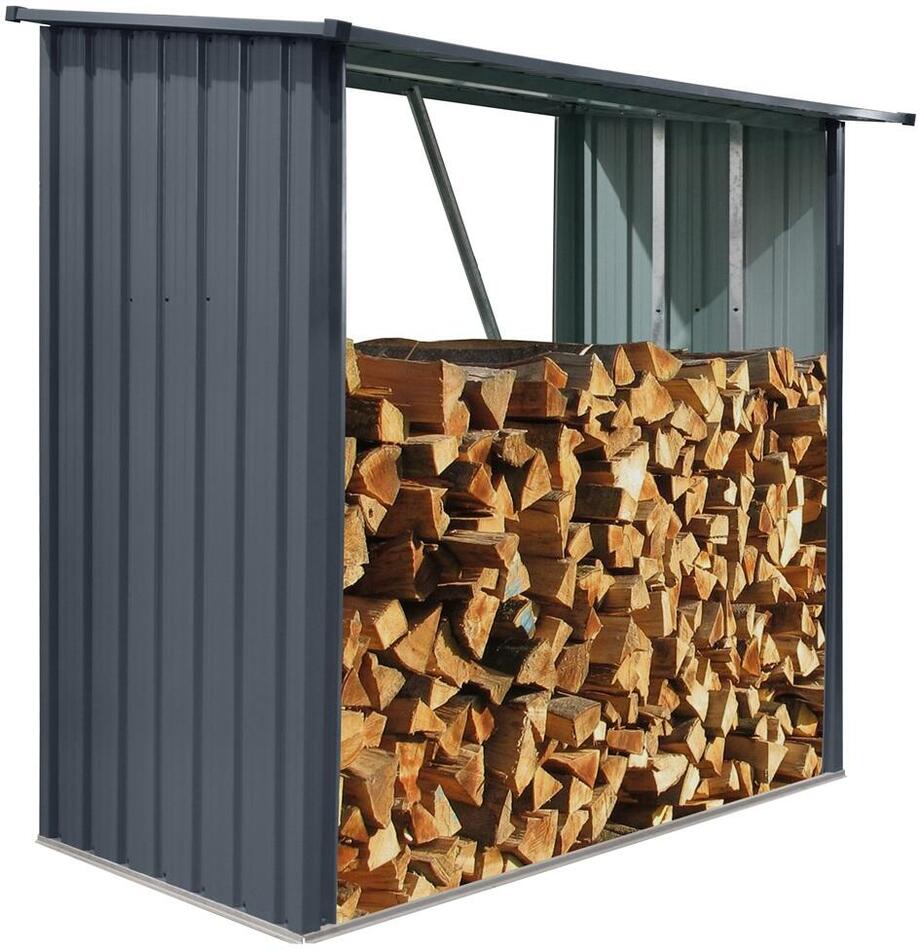Dřevník Riwall PRO RMWS 3×7 m WS-B1-A, antracit