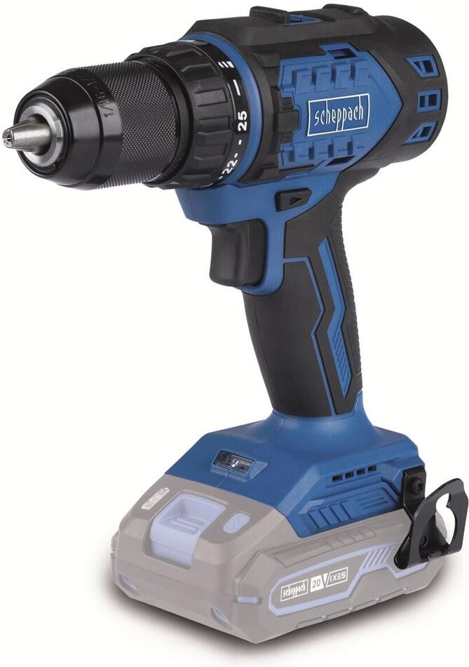 Scheppach BC-DD60-X, 20 V IXES aku vrtací šroubovák (bez baterie a nabíječky)