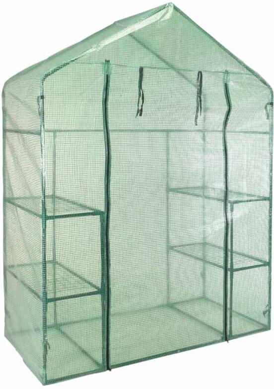 PROGARDEN Foliovník zahradní se vstupem a 4 policemi 143 x 73 x 195 cm KO-CE7000130