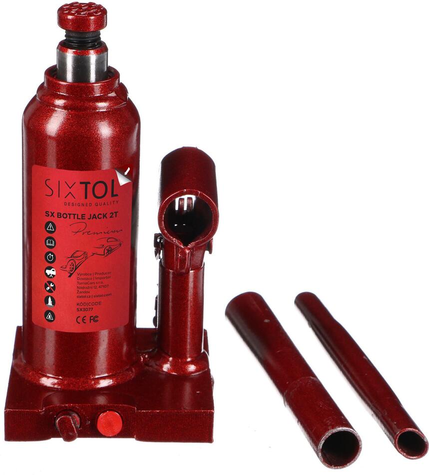 Hydraulický zvedák panenka SX BOTTLE JACK PREMIUM 2T SIXTOL