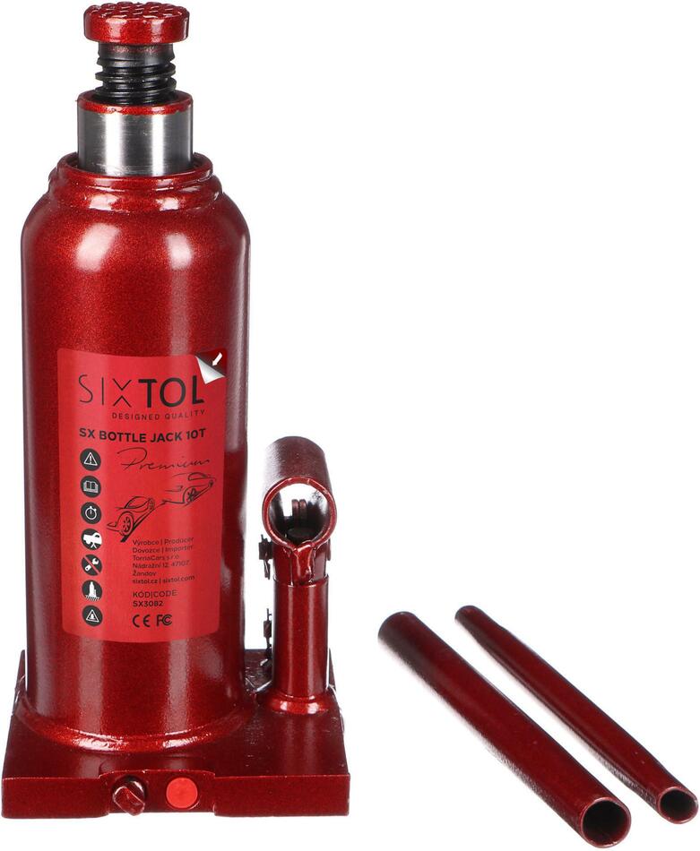 Hydraulický zvedák panenka SX BOTTLE JACK PREMIUM 10T SIXTOL