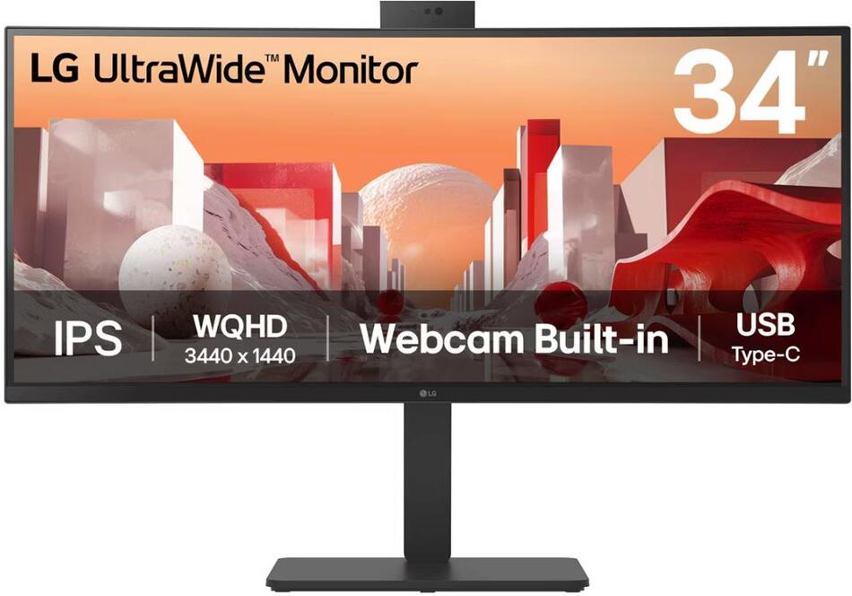 LG UltraWide / 34BA85QE-B / 34" / IPS / 3440x1440 / 60Hz / 5ms / Black / 2R (34BA85QE-B.AEU)