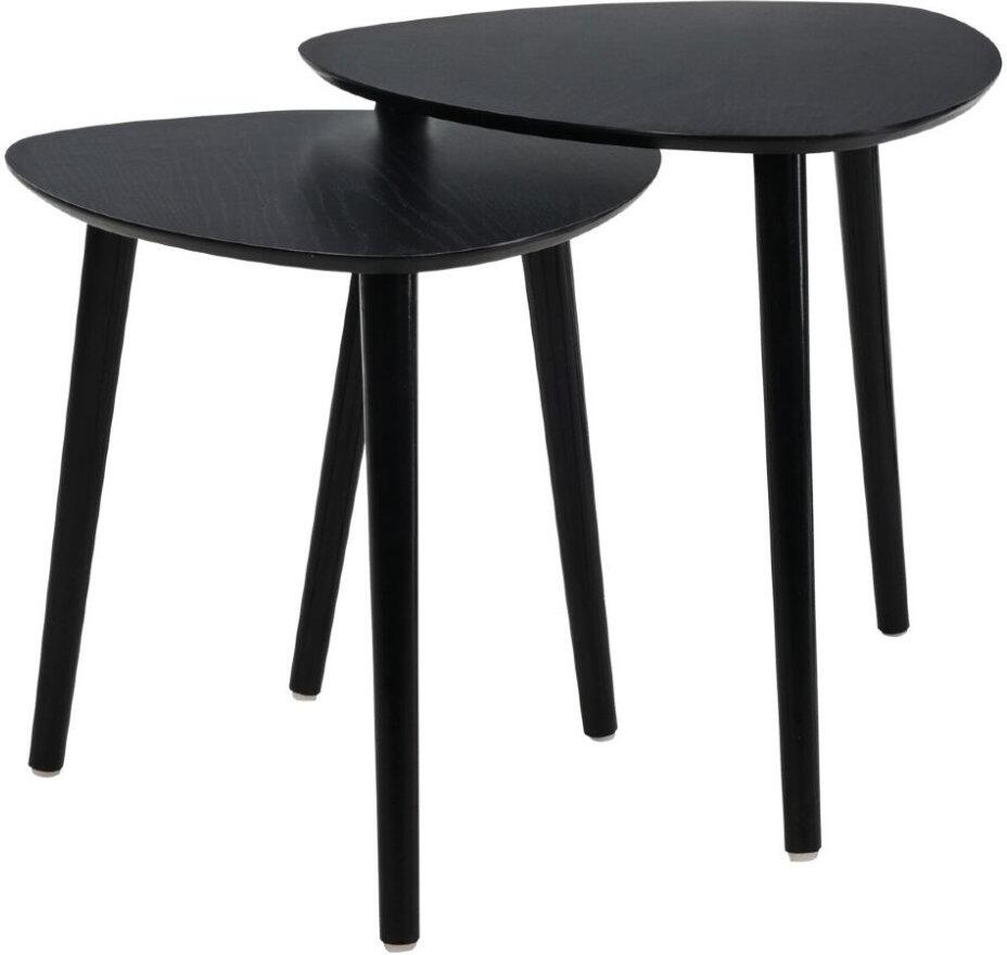HOMESTYLING Odkládací stolek sada 2 ks černá KO-KR8000100