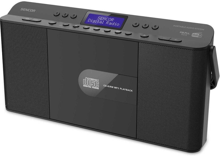 Radiopřijímač s CD Sencor SPT 7500DB