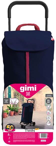 Vozík nákupní GIMI Twin Blue 56l 169326