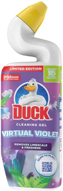 Duck WC čistič gel Virtual Violet, 750 ml