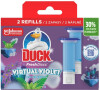 Duck WC blok Fresh Discs Virtual Violet, 2x 36 ml