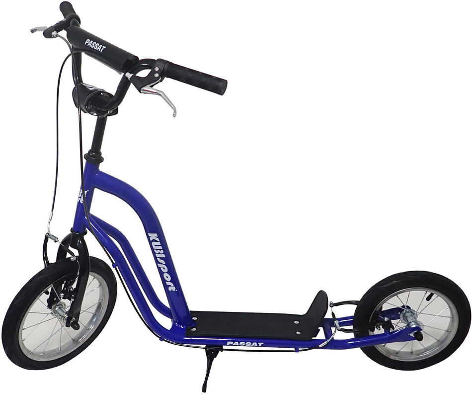 Koloběžka s nafukovacími koly KUBIsport Passat 14/12" modrá