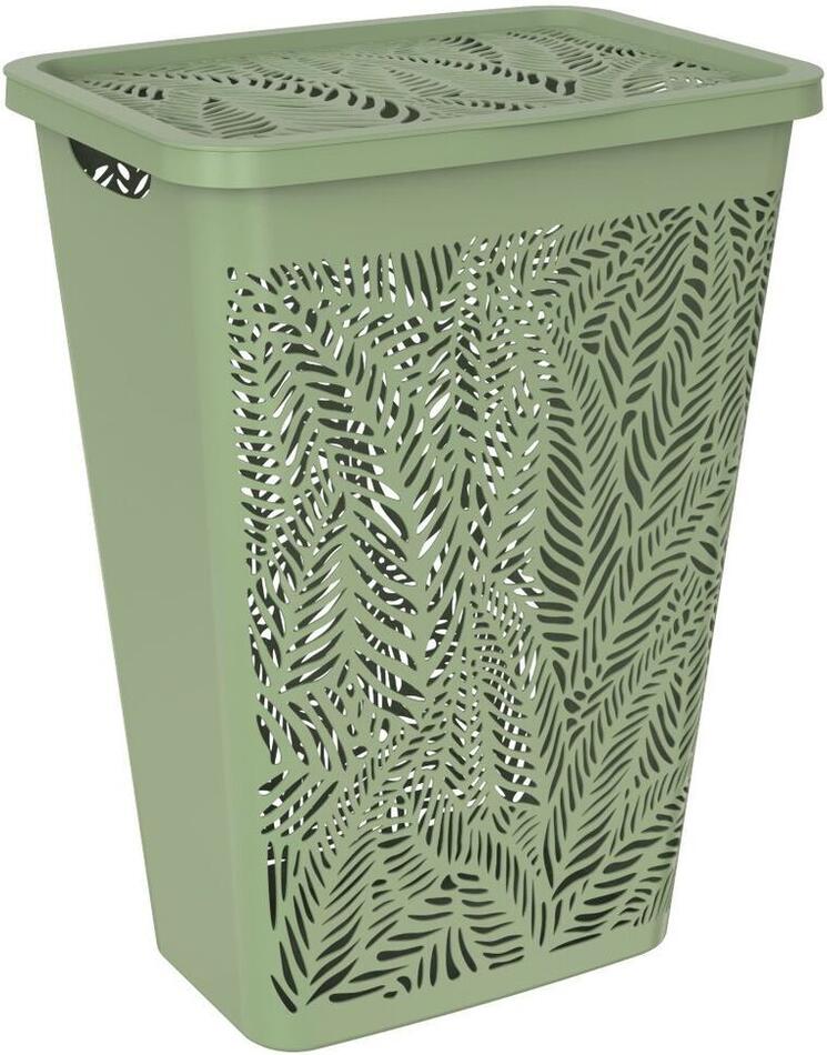 DEA HOME Koš na špinavé prádlo JUNGLE 55 L - zelená
