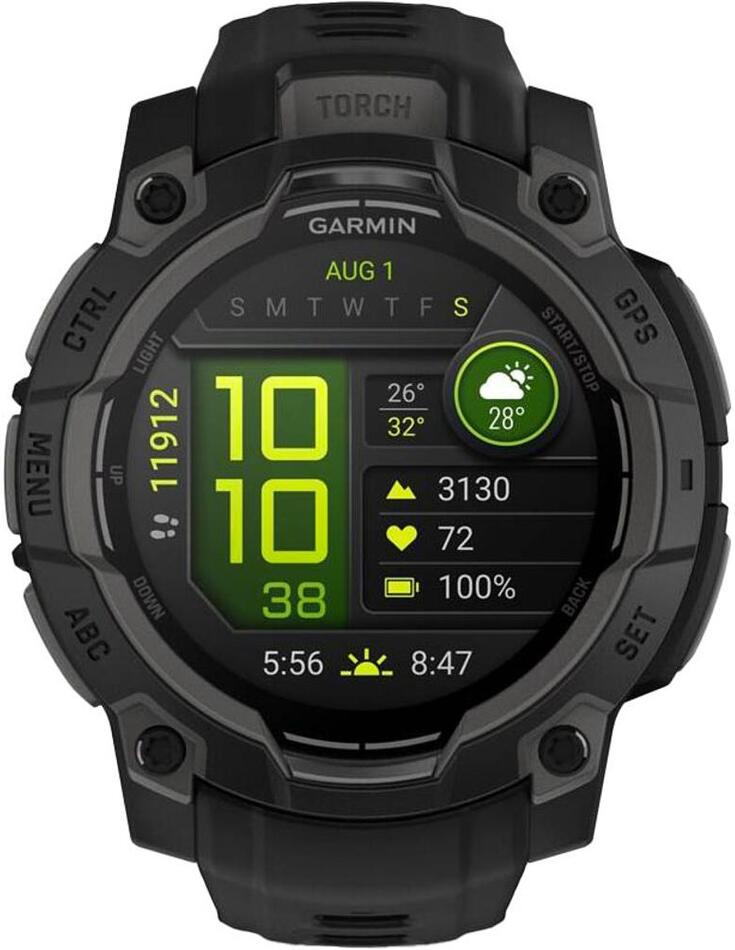 Chytré hodinky Garmin Instinct 3 45 mm, černé