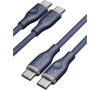 USB-C kabel VOLTME Powerlink Rugg 3A/60W 1m modrý